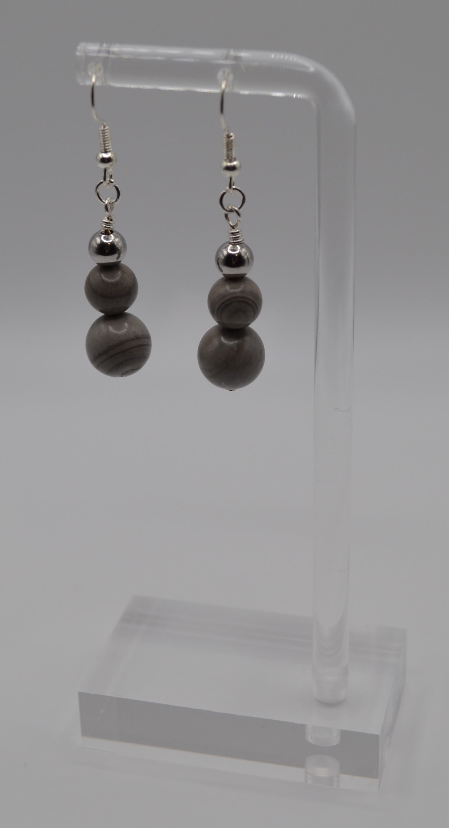 Weimaraner pink charm bracelet and earrings set