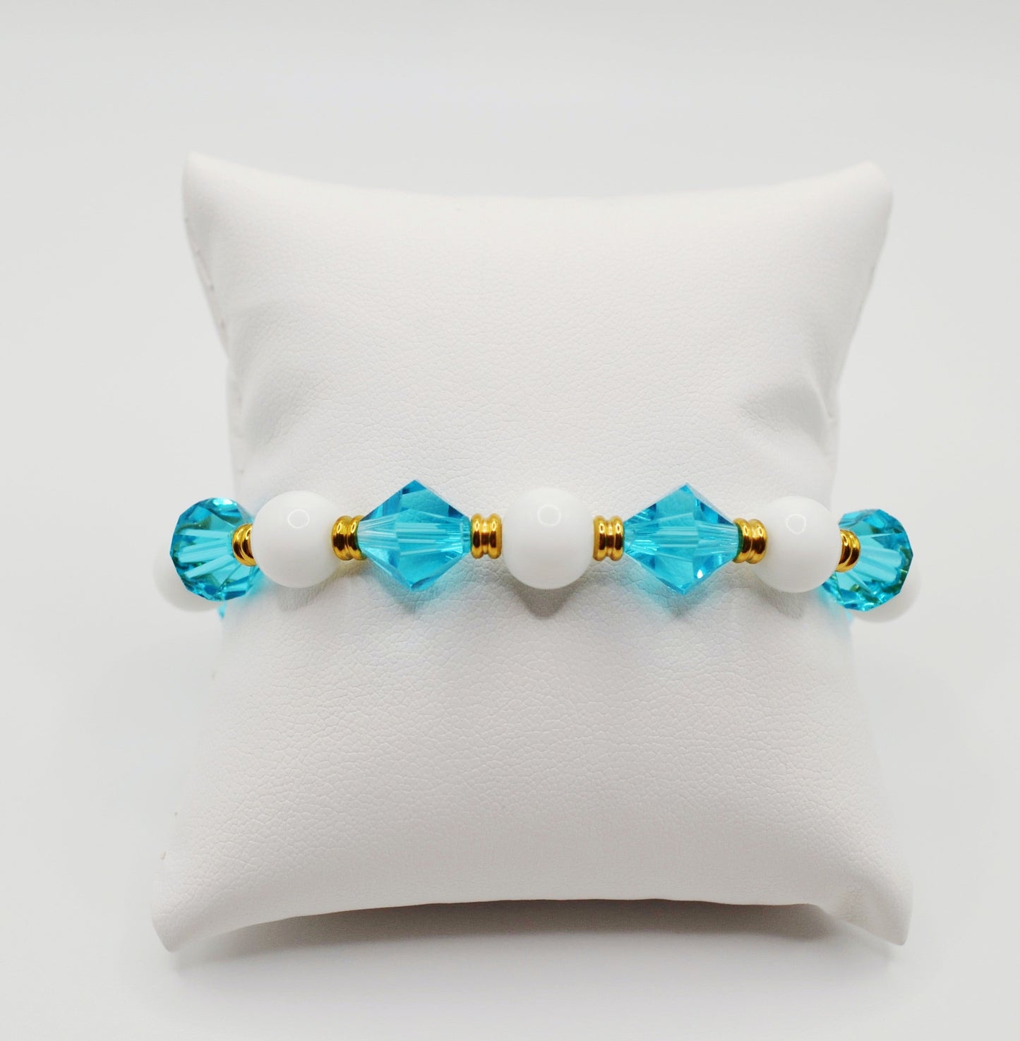 Colourful beaded bracelets