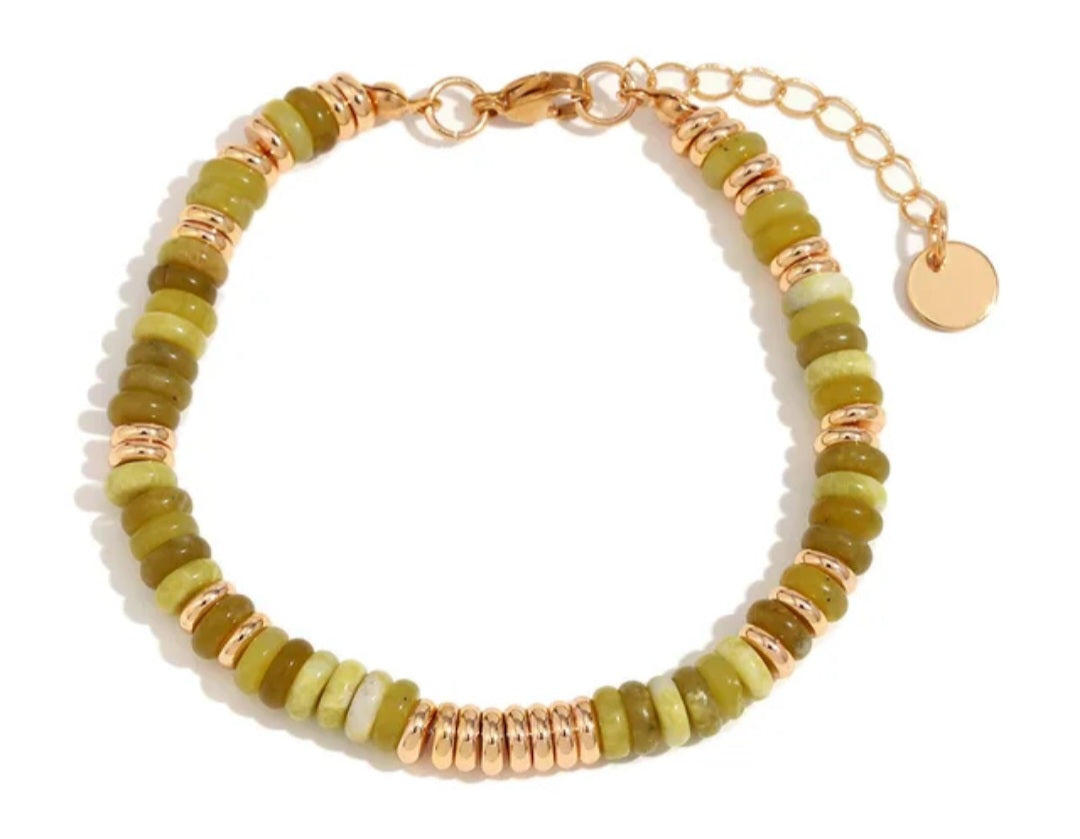 Bohemian stone bracelet