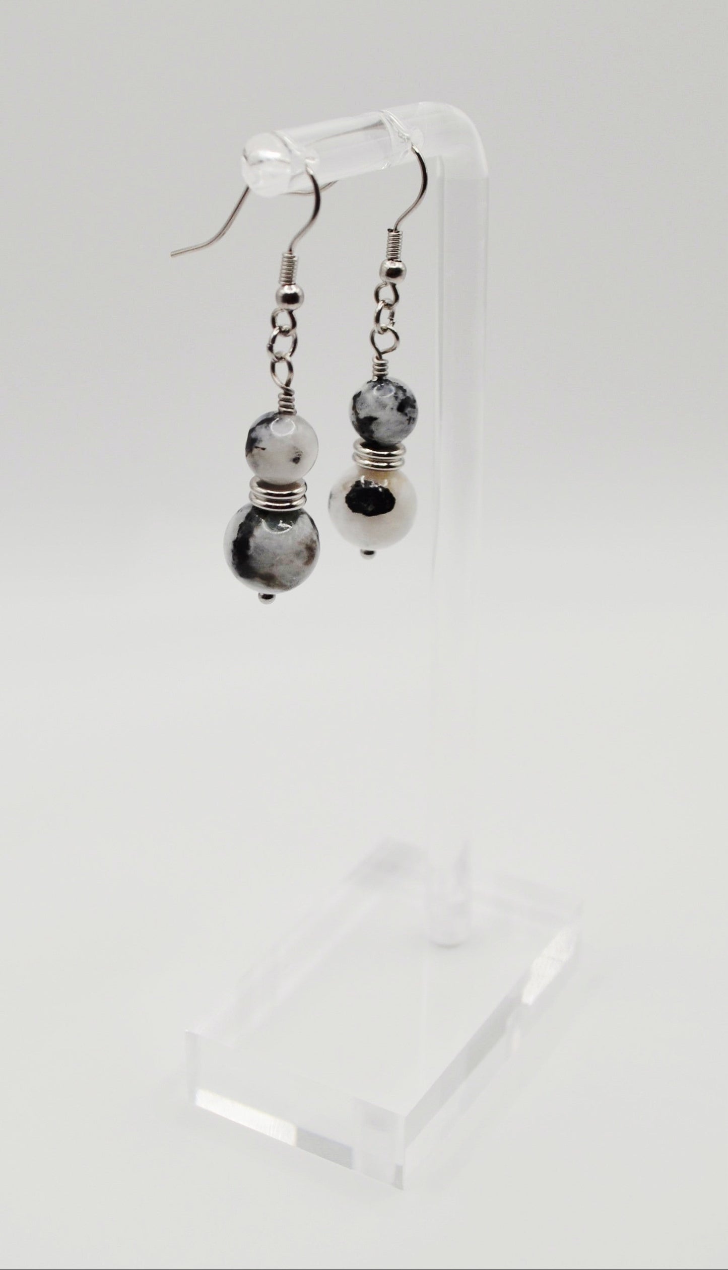 Moonstone earrings